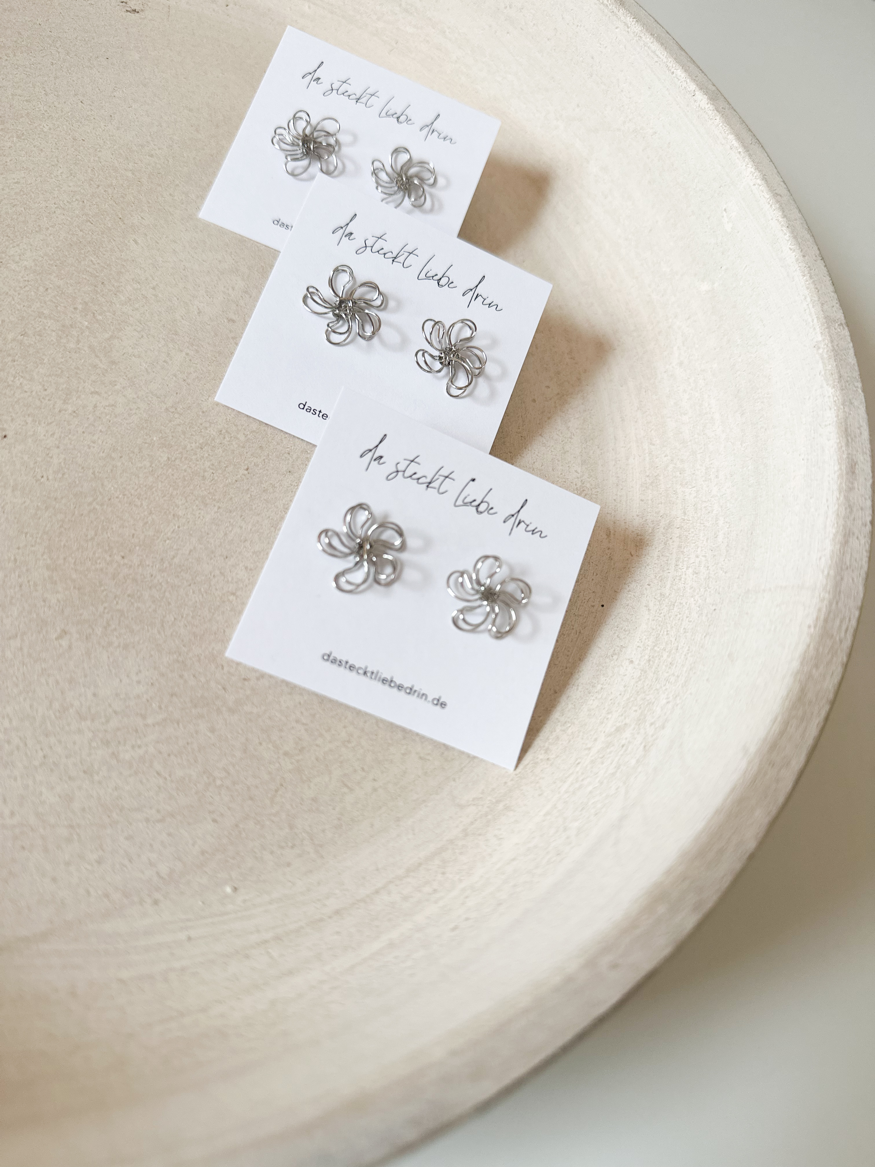 D R A H T B L U M E N -silber